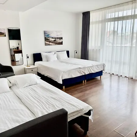 Rooftop City With Deep Garage