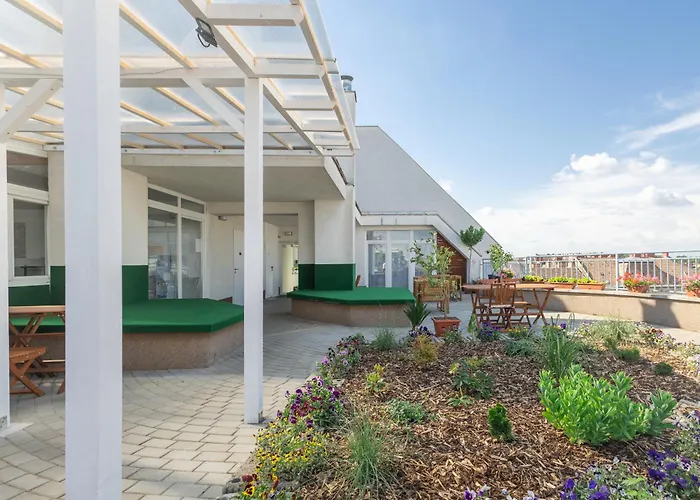 Rooftop City With Deep Garage